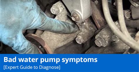 broken screw on water pump symptoms|water pump coolant problems.